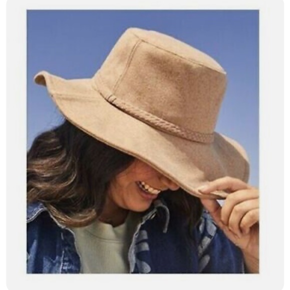 Accessories Asn The Harper Floppy Felt Hat Brown Poshmark